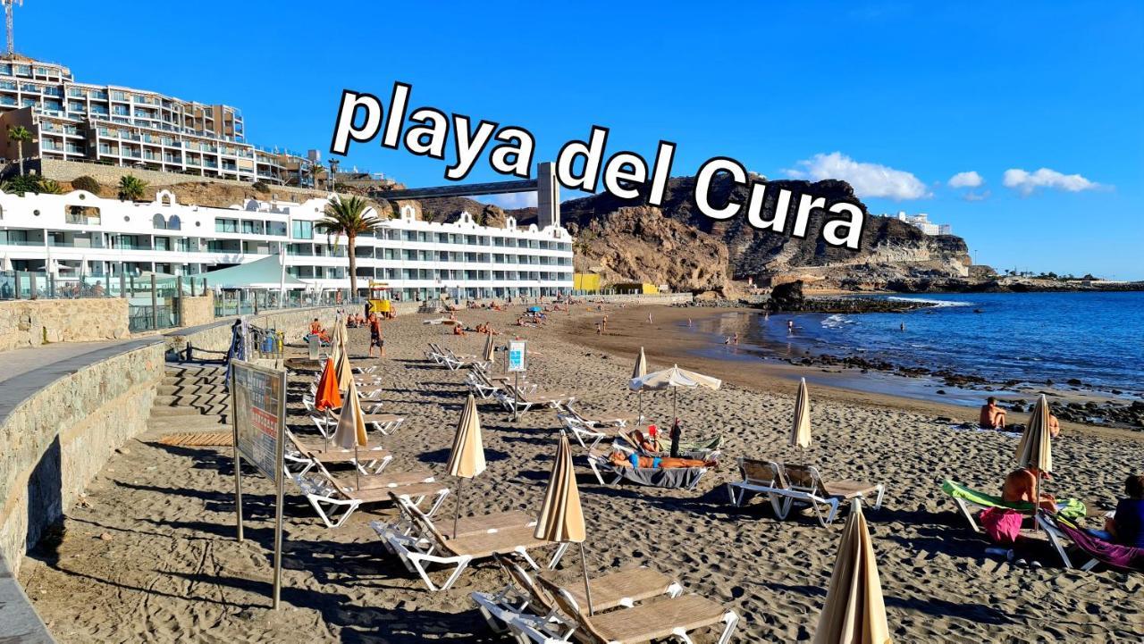Deluxe 3 Rooms74M2,2Air Condit 2Tv Seaview On Amadores,2 Heatpools, Parking, 600 Mb,Dishwasher,2Lift,,3 Beaches Playa Del Cura  Zewnętrze zdjęcie