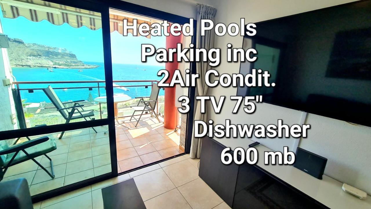 Deluxe 3 Rooms74M2,2Air Condit 2Tv Seaview On Amadores,2 Heatpools, Parking, 600 Mb,Dishwasher,2Lift,,3 Beaches Playa Del Cura  Zewnętrze zdjęcie