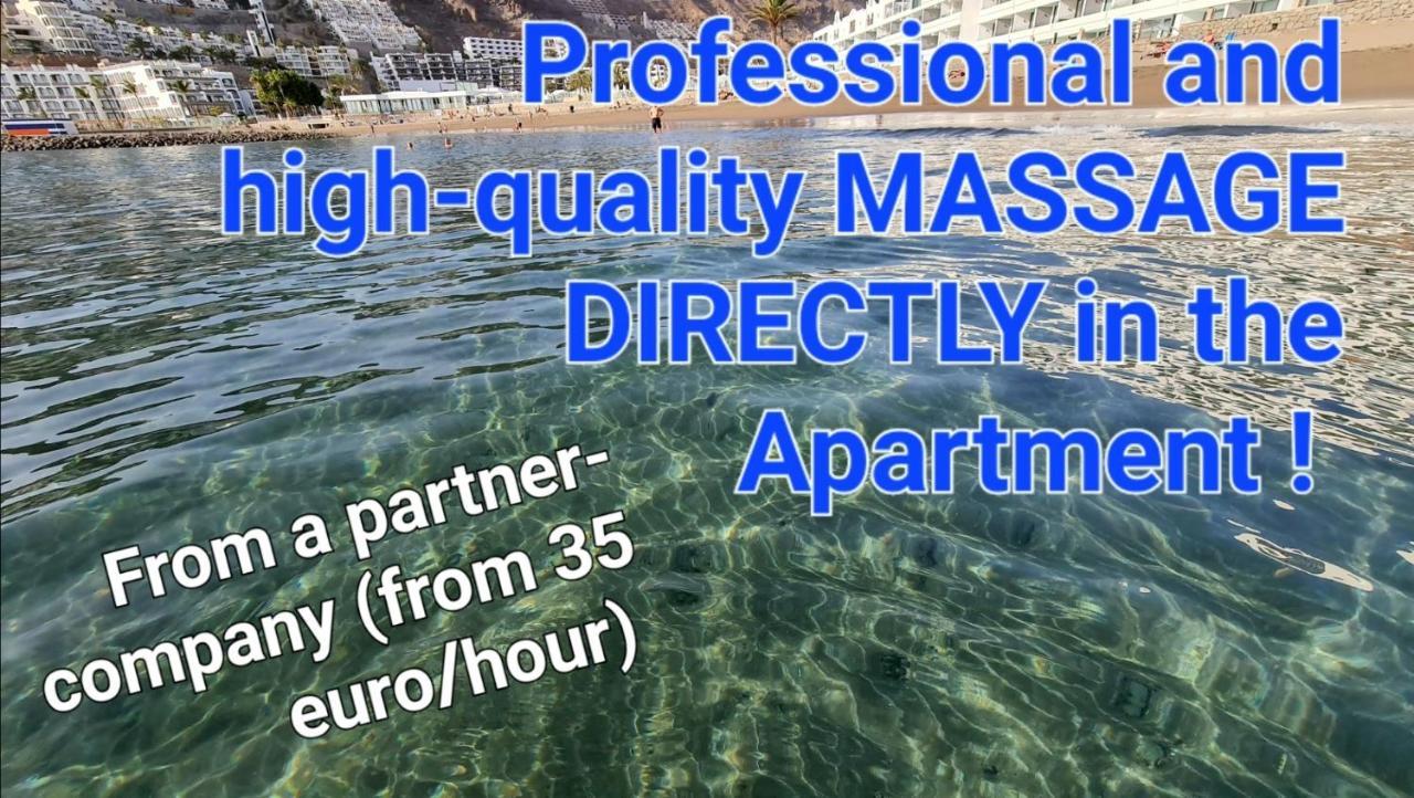 Deluxe 3 Rooms74M2,2Air Condit 2Tv Seaview On Amadores,2 Heatpools, Parking, 600 Mb,Dishwasher,2Lift,,3 Beaches Playa Del Cura  Zewnętrze zdjęcie